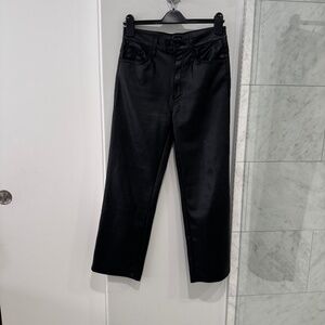 Mother The Rambler Ankle faux leather pants sz 27
